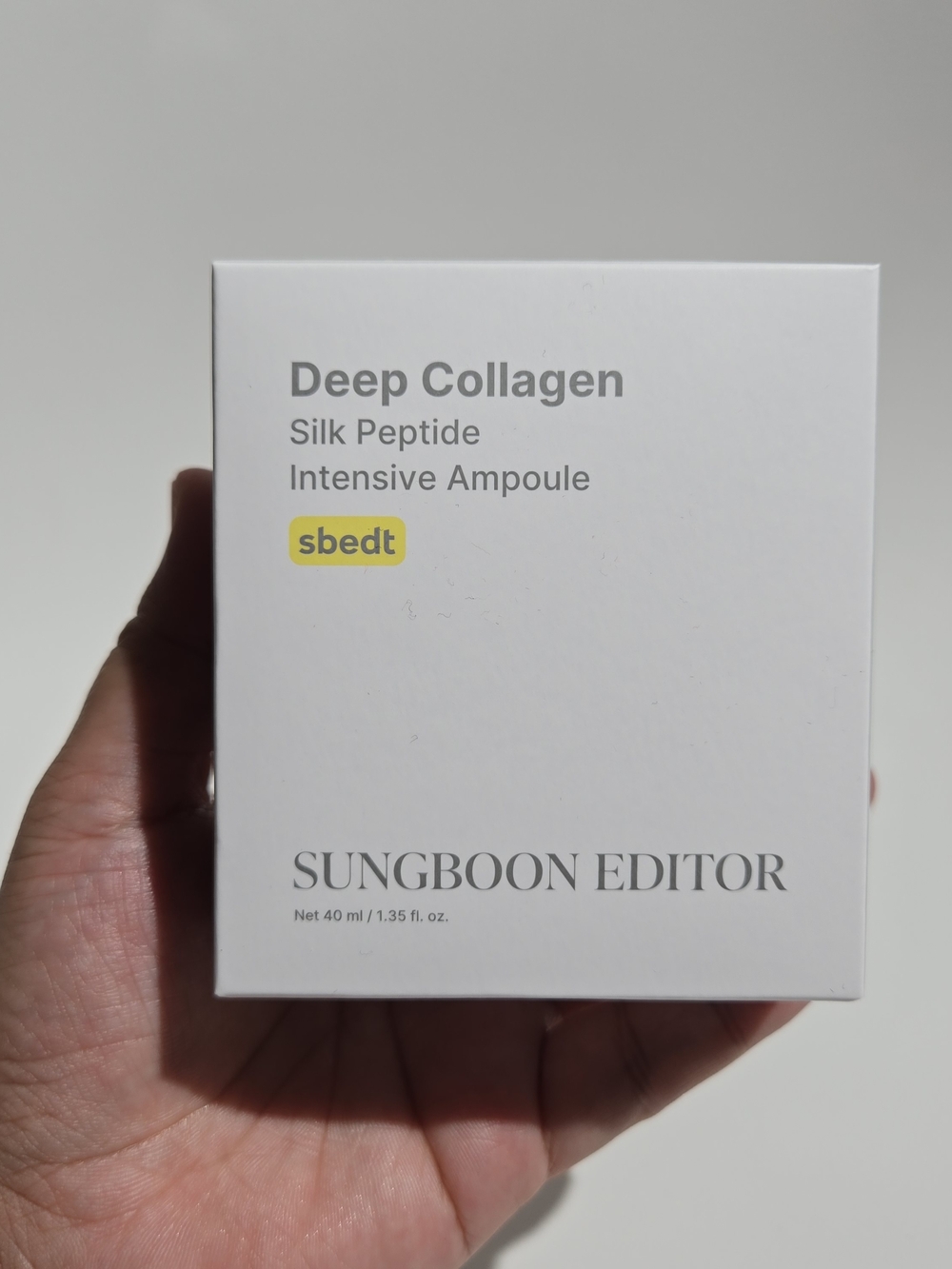 SUNGBOON EDITOR Deep Collagen Silk Peptide Intensive Ampoule